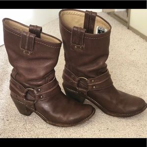 Frye Harness Moto Boots
